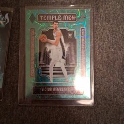 Wemby Amen And Holmgren Cards