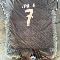 Soccer  kids sizes Real Madrid Mbappe vini jr  Bellingham Jerseys jersey Messi Ronaldo futbol Portugal 🇵🇹 Messi Argentina set Ronaldosizes22,24,26,2
