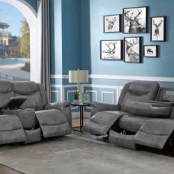 2 piece includes Sofa+Loveseat, optional matching chair add on