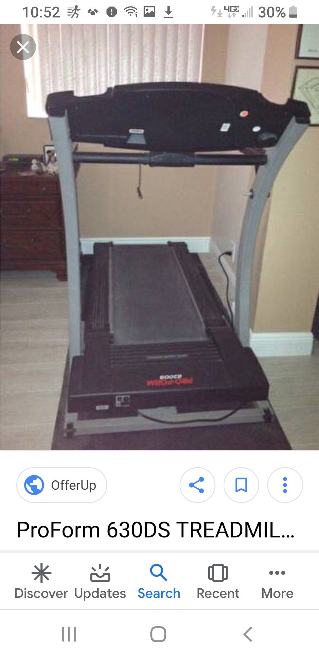 Proform 630DS Treadmill good condition for Sale in Charlotte, NC OfferUp