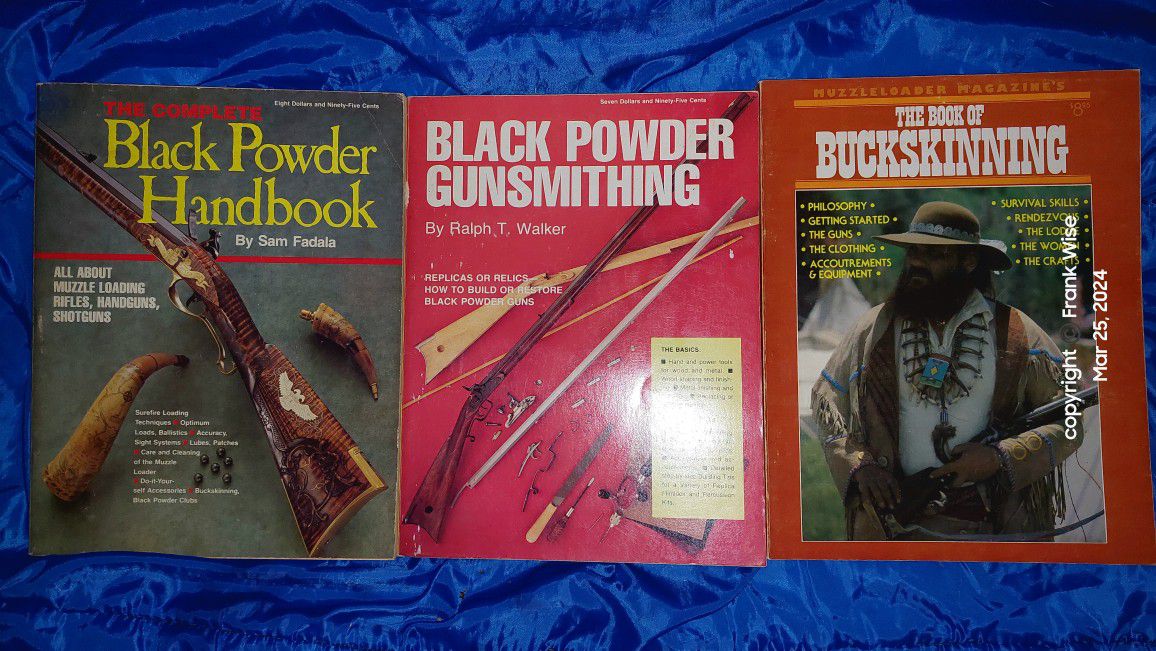 3 RARE, Out Of Print Classics For Buckskinners