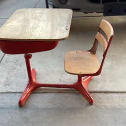 Vintage School Desk