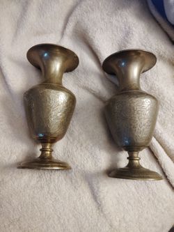 Brass vintage Candle holders