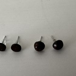 Handmade coconut Shells Earrings, Set Of 9