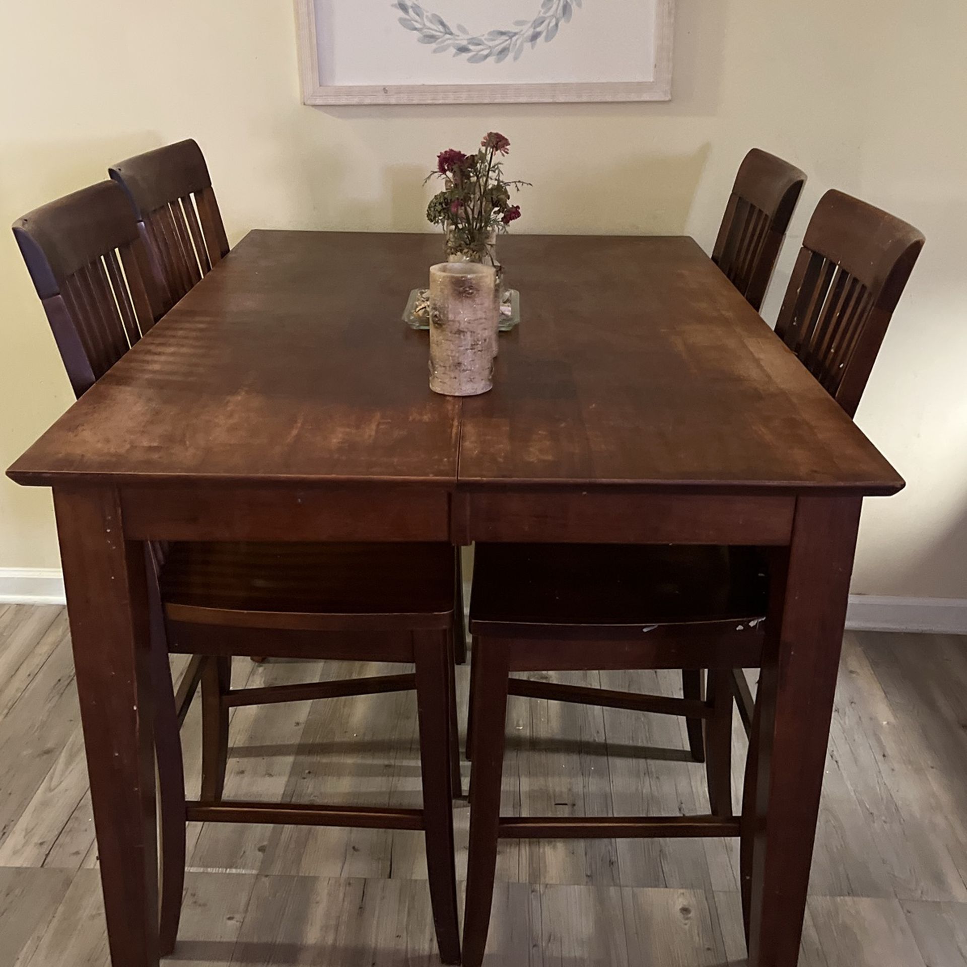 Maple Wood Kitchen Table Set