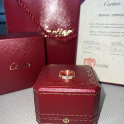 Love Style Pave Ring 18k Gold 