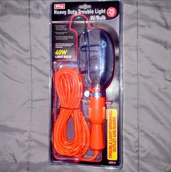 NEW heavy duty trouble work light with Bulb