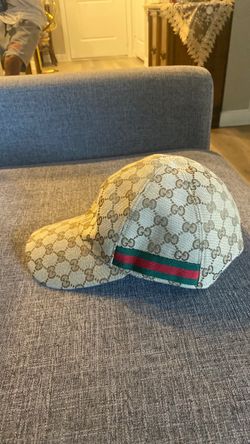Gucci Canvas Web Stripe baseball cap