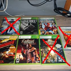 Xbox 360 Games Lot (💲15 Each & Up