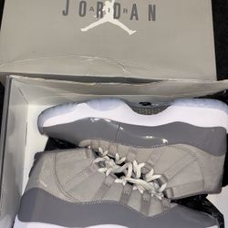 VNDS Jordan 11 Cool Gray Worn Once Size 8.5 9.7/10 Condition, Last Sale On Stock X Was $286