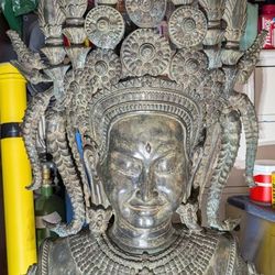 Beautiful 45in Hindu Aspara Statue