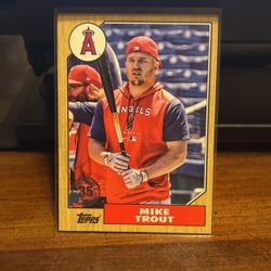 Mike Trout Angels Topps