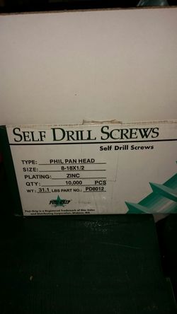Self drilling screws