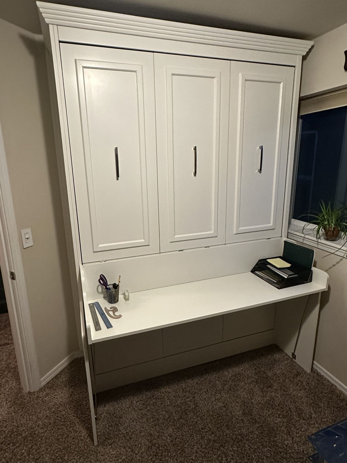 Murphy Bed and Desk Combination