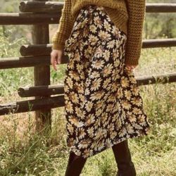 The Great. Highland Skirt in Winter Floral