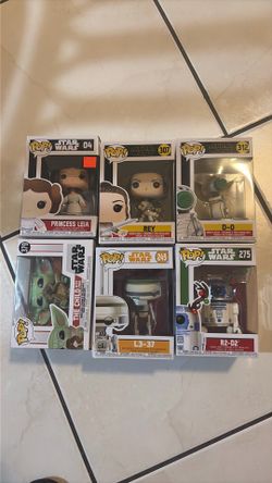 Funko Pops Lot of 6 Star Wars