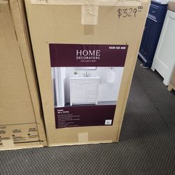 Home Decorators Collection
Clady 31 in. Single Sink Gray Bath Vanity with Silver Ash Cultured Marble Top (Assembled)