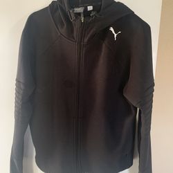 Black Puma Zip Up hoodie