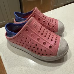 Kids Skechers Pink Water Shoes - Size 9