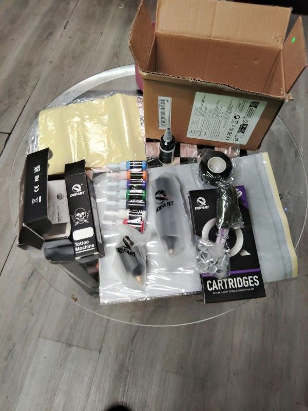 Cordless Rechargeable Tattoo Gun Set With Everything Included