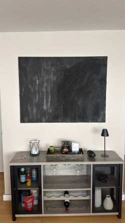 Black Abstract Painting