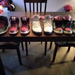 Retro Jordan Bundle, Adidas,And Special Edition Batman Converse Size 4 Boys