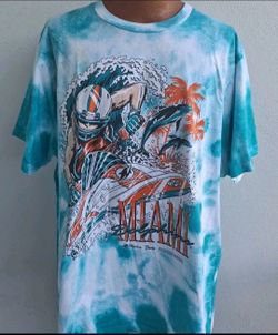 Miami Dolphins tie dye t shirt size 2XL Jet Ski Mens