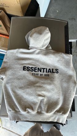 XS Grey essential hoodie