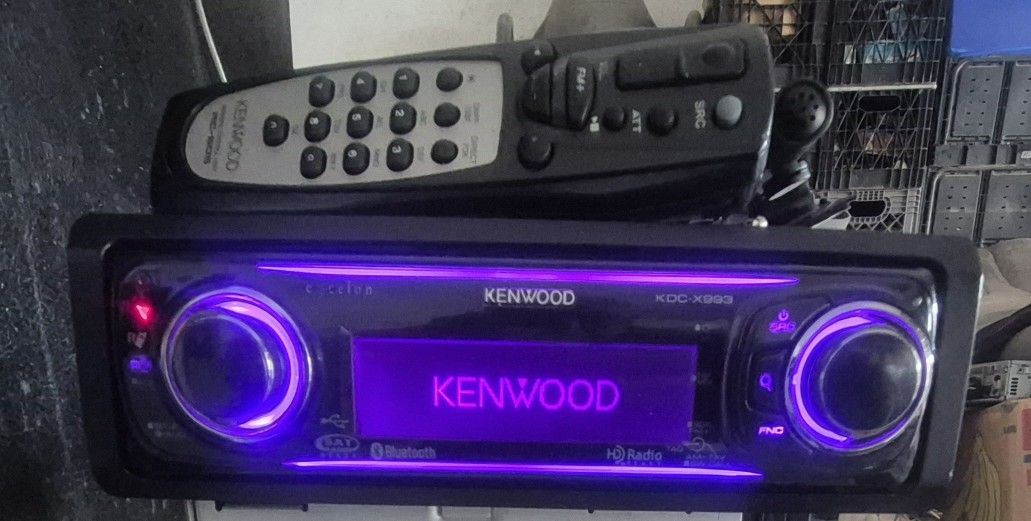 Kenwood KDC-x933 CD Receiver With Bluetooth (Hard To Find)