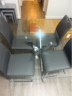 Table and chair