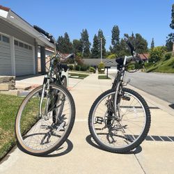 2 Bikes - Mountain Bike and Cruiser