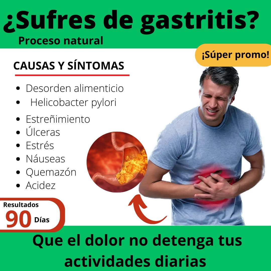 Sufres De Gastritis? 🔥 Productos 100% Naturales
