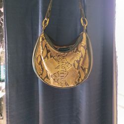 Beverly Hills Bag Lady Python Skin Purse