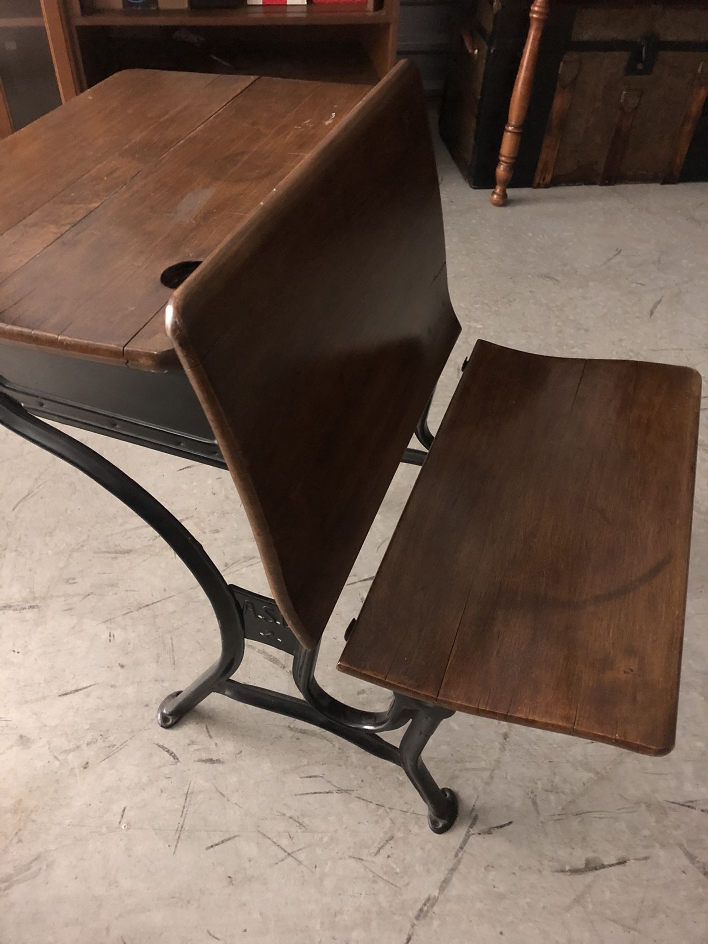 Antique School Desk