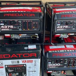 Predator Generator 6500w / 9000w / 4375w