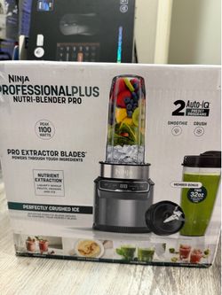 Ninja Nutriblender Pro W/ 2 Travel Cups