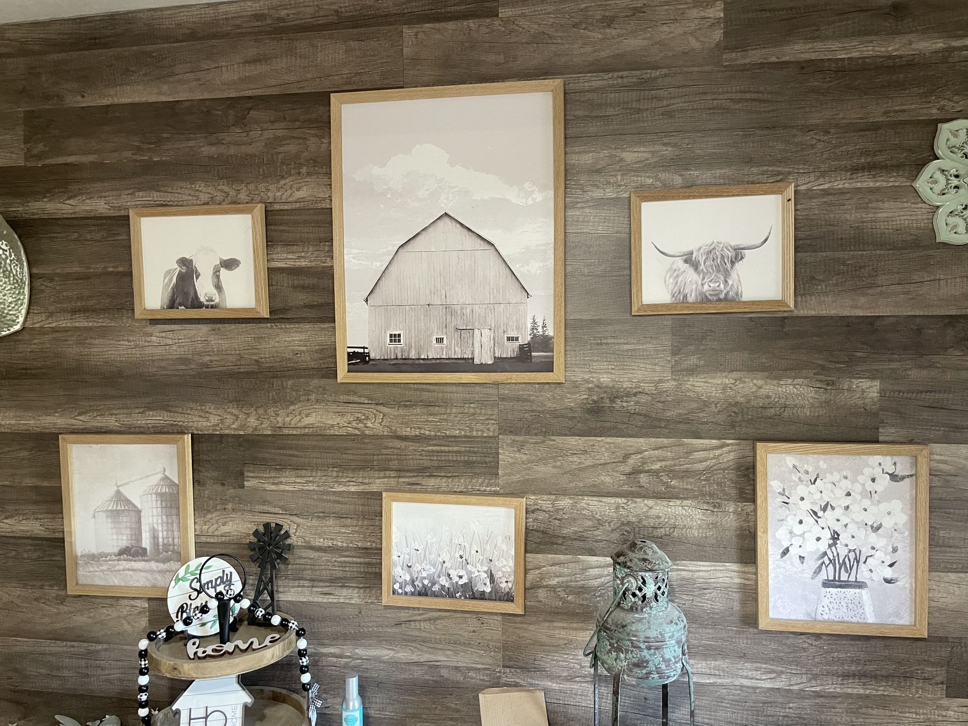 6 piece Frame Art