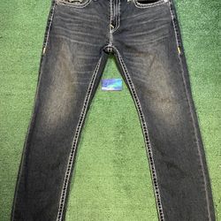 True Religion Ricky T dark wash jeans