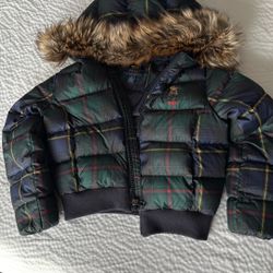 Water-Resistant Polo Bear Down Jacket