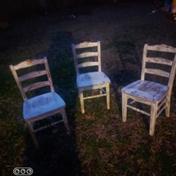 Rescued Dining Chairs.