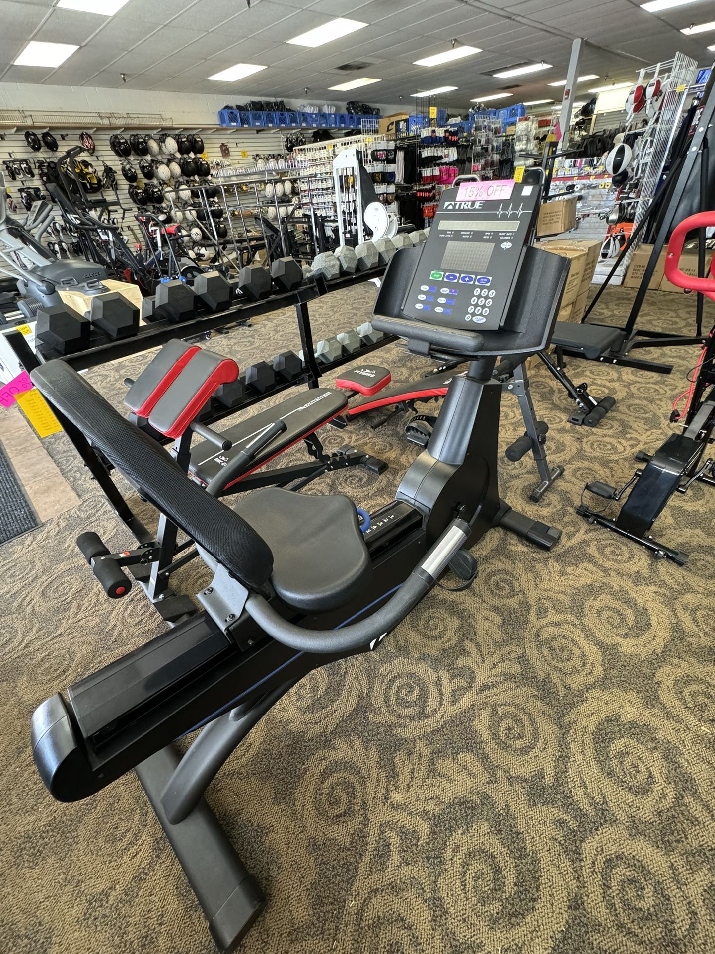 True 750r recumbent bike sale