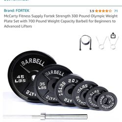 Barbell With Weights 