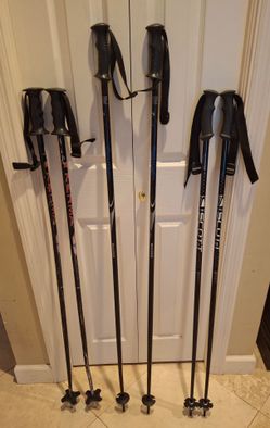 SKI POLES MADE IN ITALY / ALL 3 PAIR FOR $50 OR SOLD SEPARATELY /  PICK UP OR SHIPPING AVAILABLE 🚢
