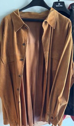 genuine suede leather jacket