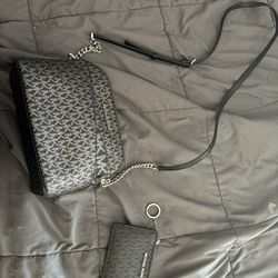 Michael Kors Crossbody Bag + Matching Wallet