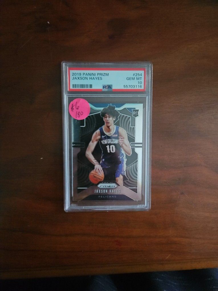 2019 Panini Prizm Jaxson Hayes Psa 10