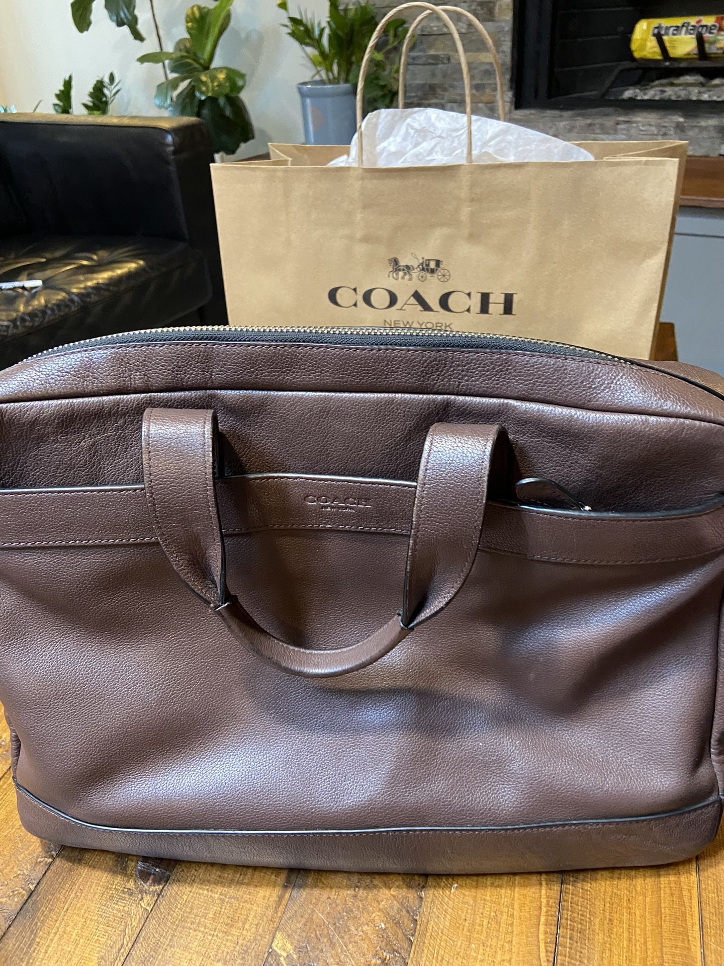 Coach shop hamilton briefcase
