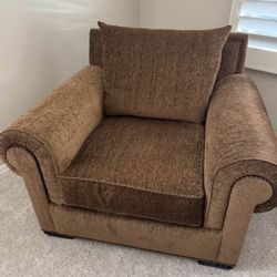Upholstered armchair