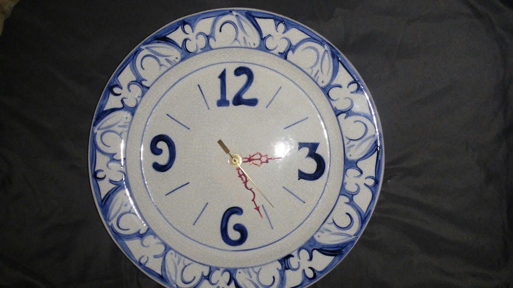 CERAMIC HANDMADE WALL CLOCK