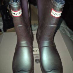 Hunter Women's Size 7 Original Short Nebula Rain Boots